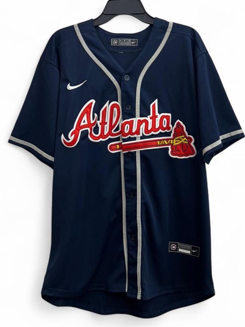 Mens Nike Atlanta Braves Baseball Jersey size M